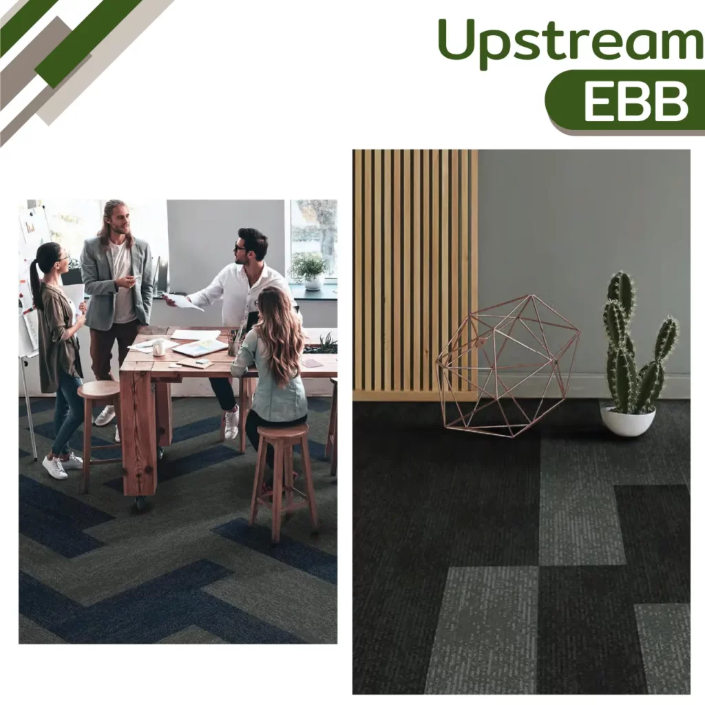 พรมแผ่น Upstream EBB รุ่น Spring EB01 Creek EB02 สำหรับห้องสมุดอ่านหนังสือเด็กสไตล์โมเดิร์นจาก WSUang